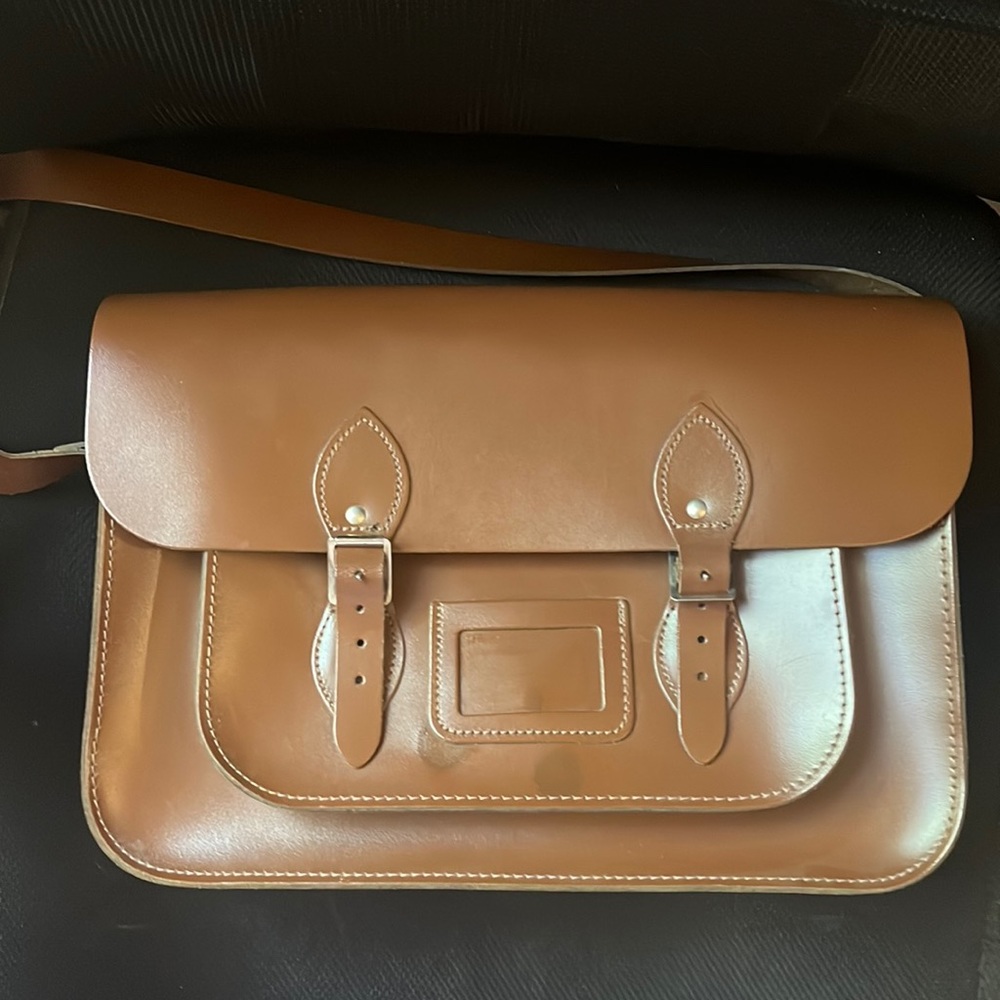 Bohemia Brown Leather Satchel Bag